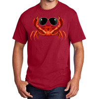 Cool Crab Red Basic T-shirt | Artistshot