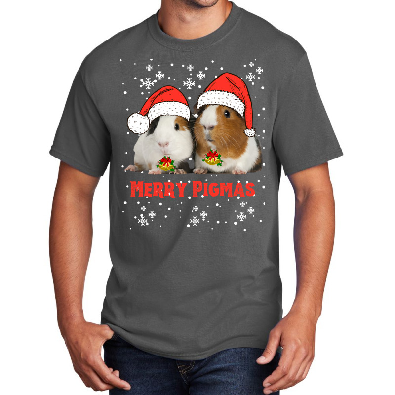 Funny Guinea Pig Merry Pigamas Christmas Tumblr Basic T-shirt | Artistshot