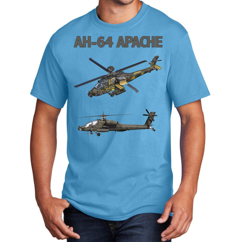 Ah64 Apache Helicopter Apache Helicopter Basic T-shirt by aylatkauicaz | Artistshot