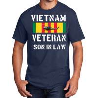 Vietnam Veteran Son In Law Funny Basic T-shirt | Artistshot