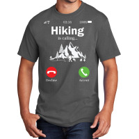 Hiking Is Calling Music Basic T-shirt | Artistshot