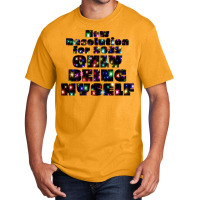 New Resolution For 2022 Only Being Myself 1 Basic T-shirt | Artistshot