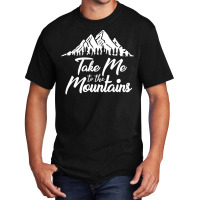 Take Me To The Mountains Retro Basic T-shirt | Artistshot