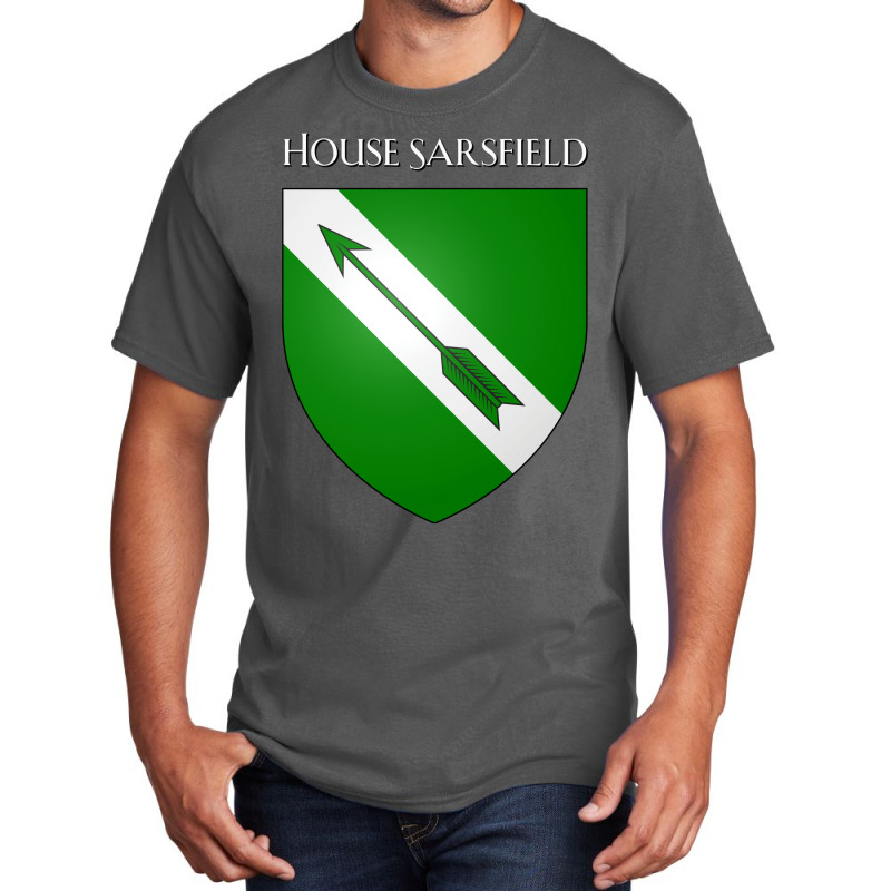 House Sarsfield Coat Of Arms Heraldry Sigil   A So Basic T-shirt | Artistshot