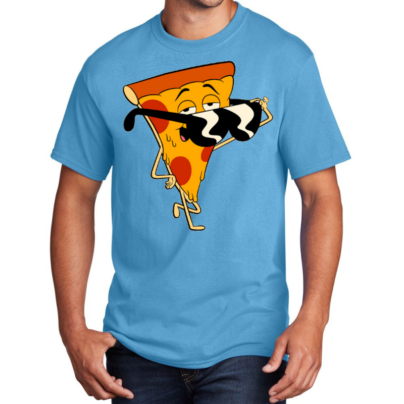 Steve Pepperoni Cartoon Pizza Basic T-shirt | Artistshot