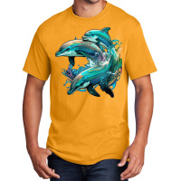 Dolphins Crush Basic T-shirt | Artistshot