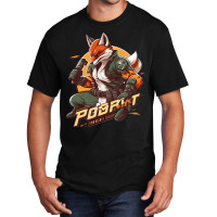 Fox Fighter Basic T-shirt | Artistshot