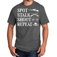 Spot Stalk Shoot Hunting Coyote Hunter Vintage Basic T-shirt | Artistshot