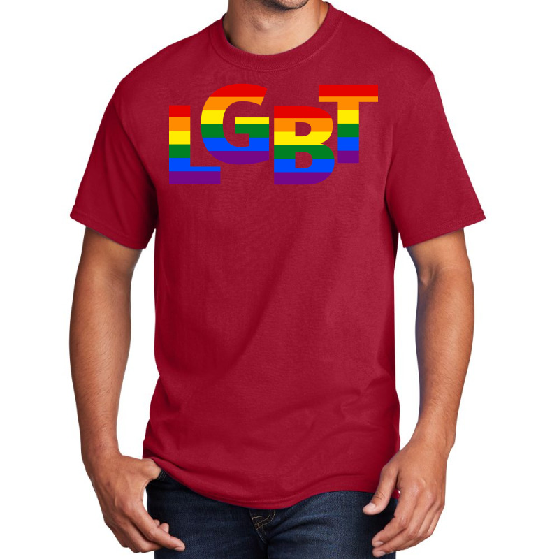 Lgbt Quote Hipster Basic T-shirt | Artistshot