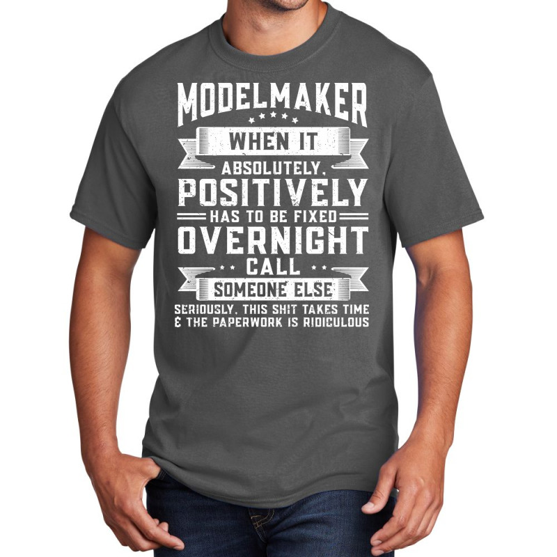 Machining Machinist Modelmaker Nostalgia Basic T-shirt | Artistshot