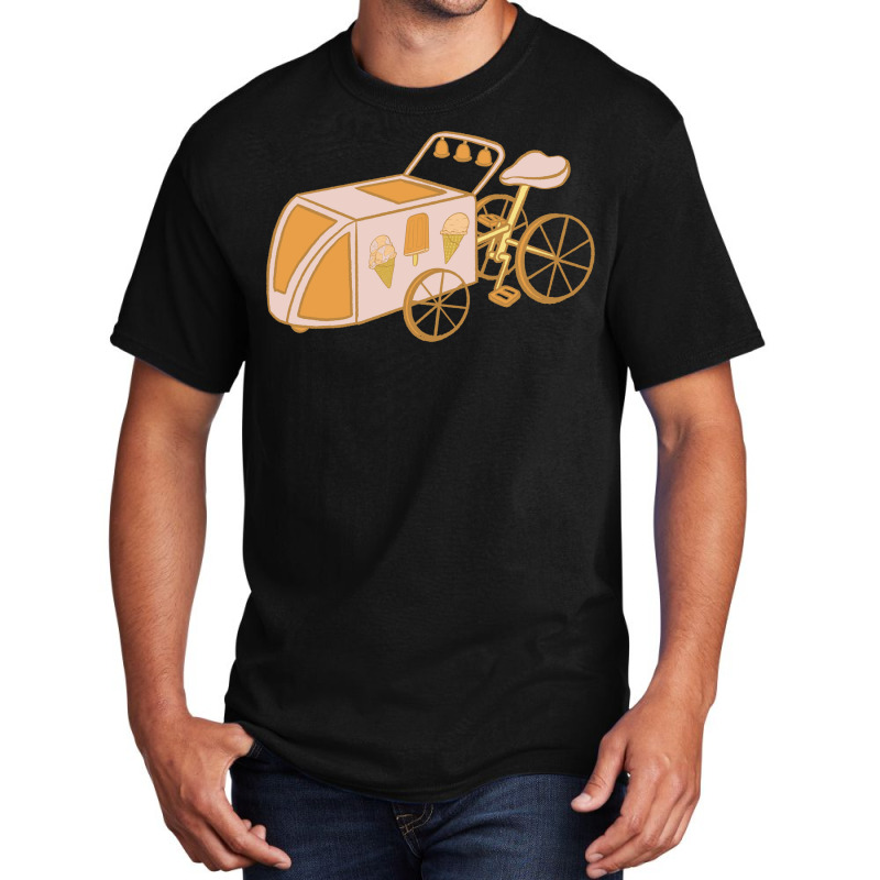 Dickie Dee Ice Cream Bike Humor Basic T-shirt by shabnajianxiq | Artistshot