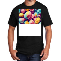 Colorful Ice Cream Funny Basic T-shirt | Artistshot