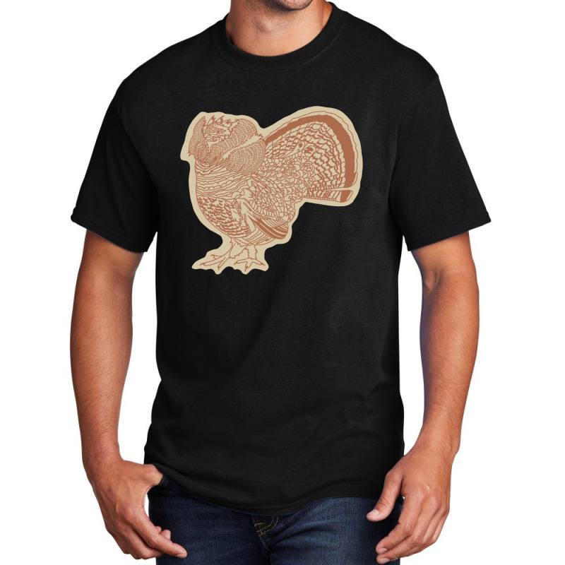 Ruffled Grouse 80s Basic T-shirt by milcicursaki5 | Artistshot