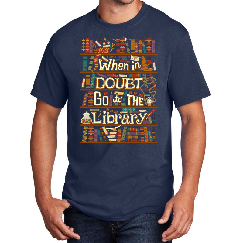 Go To The Library 80s Basic T-shirt | Artistshot