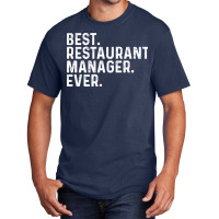 Best Restaurant Manager Ever Vintage Basic T-shirt | Artistshot