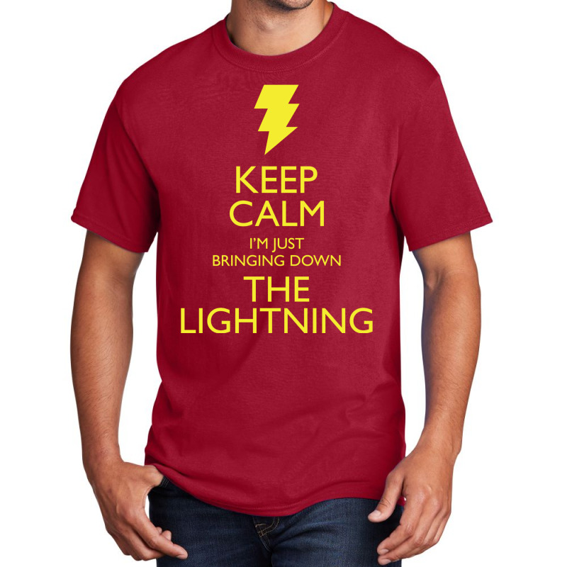 Bring Down The Lightning! Basic T-shirt by zogoehawan | Artistshot