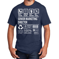 Senior Marketing Director T  Multitasking Certifie Basic T-shirt | Artistshot