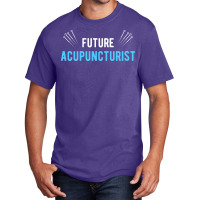 Future Acupuncture Wellness Acupuncturist Hipster Basic T-shirt | Artistshot