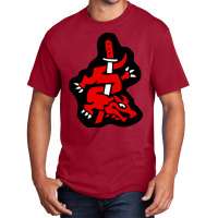 Master Of Silence Symbol Red Basic T-shirt | Artistshot