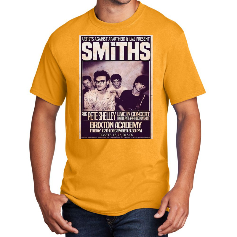 The Smiths 1986 The Final Concert Basic T-shirt by hanniehan | Artistshot