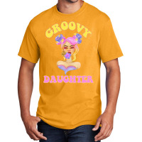 Groovy Daughter Shirt Mom Life Grandma Tshirt 1661 Basic T-shirt | Artistshot