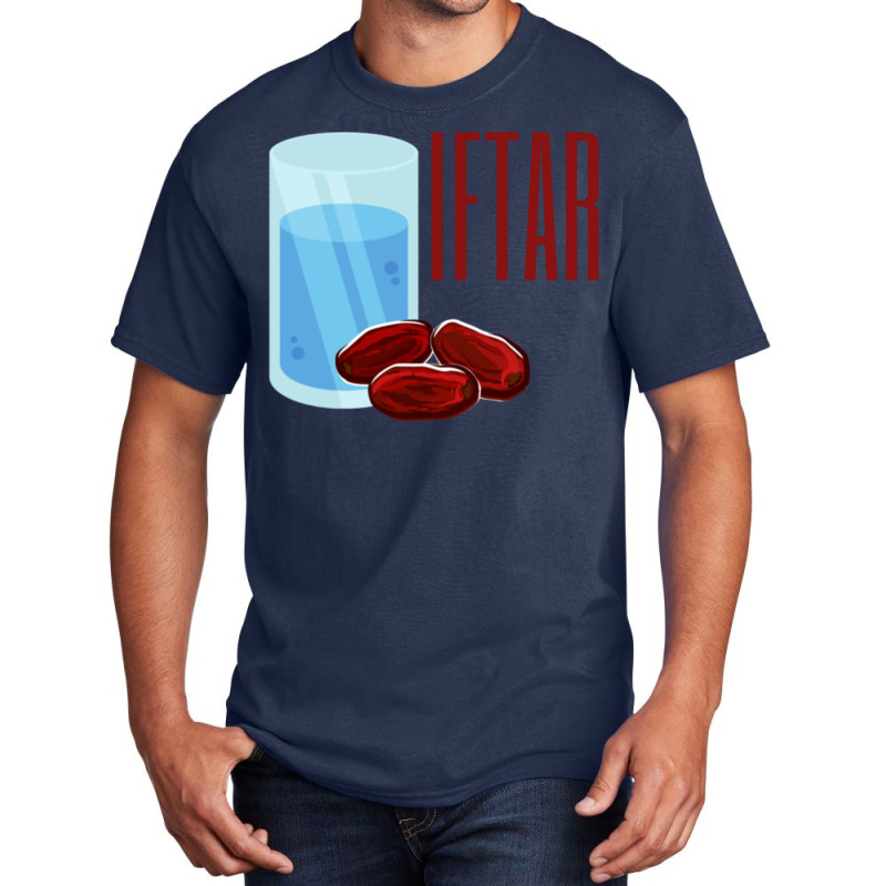 Happy Iftar   Ramadan  Islam  Breaking The Fast Wa Basic T-shirt by AUQON PAYNE | Artistshot