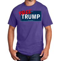 Free Trump Free Donald Trump Republican Support Basic T-shirt | Artistshot