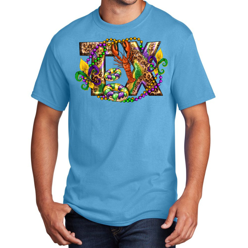 Texas Mardi Gras Basic T-shirt | Artistshot