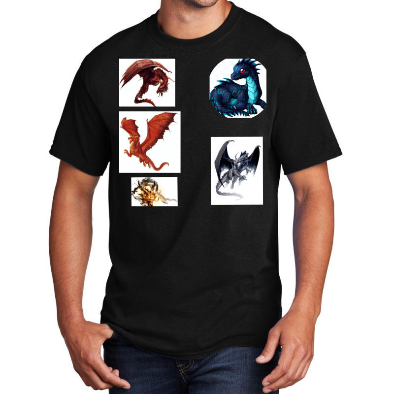 Dragon Sticker Basic T-shirt | Artistshot