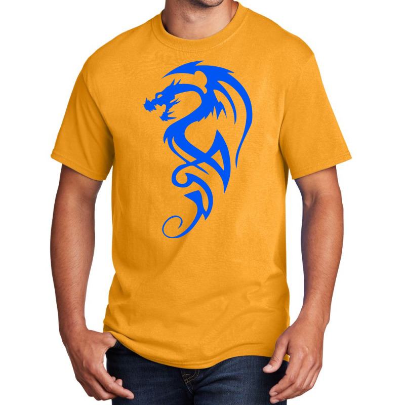 Distinctive Blue Dragon Basic T-shirt by alcapethaty | Artistshot