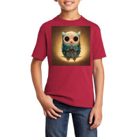 This Happy Owl 55 Basic Youth T-shirt | Artistshot