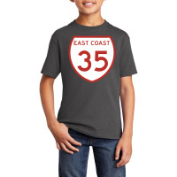 Highway 35 East Coast Basic Youth T-shirt | Artistshot