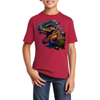 Dinosaurus Angry Basic Youth T-shirt | Artistshot