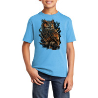 Owl Angry Basic Youth T-shirt | Artistshot