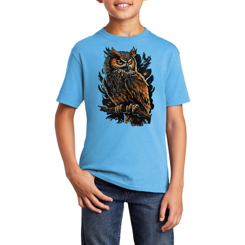 Owl Angry Basic Youth T-shirt by UrielTurner100 | Artistshot