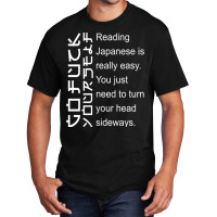 Reading Japanese Is Really Easy Basic T-shirt | Artistshot