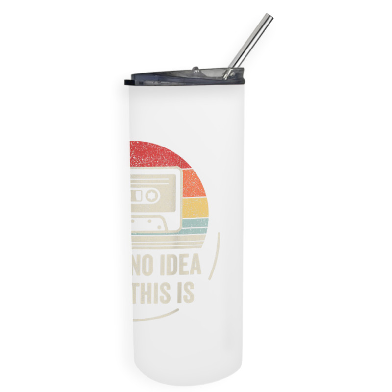 Retro Cassette Kids Funny Skinny Tumbler | Artistshot