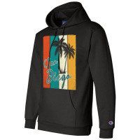 Retro San Diego California Vintage 70s Champion Hoodie | Artistshot