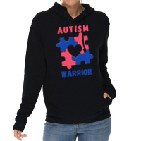 Autism Awareness T  Shirt Autism Warrior T  Shirt Lightweight Hoodie | Artistshot