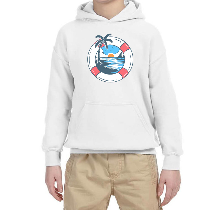 Enjoy Summer Holiday Youth Hoodie by Mangustudio | Artistshot