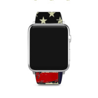 Wanted Donald Trump For President 2024 Usa Flag Apple Watch Band | Artistshot