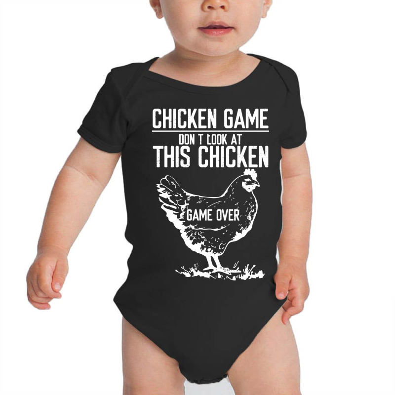 Chicken Game Over Baby Bodysuit by Amitabart | Artistshot