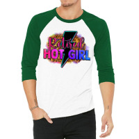 Retired Hot Girl 3/4 Sleeve Shirt | Artistshot