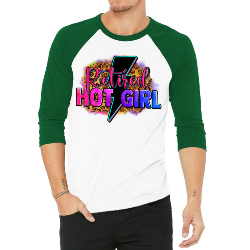 Retired Hot Girl 3/4 Sleeve Shirt | Artistshot