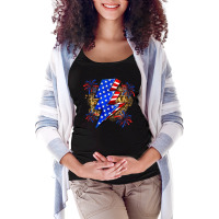 American Lightning Bolt Maternity Scoop Neck T-shirt | Artistshot