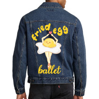 Fried Egg Ballet Men Denim Jacket | Artistshot