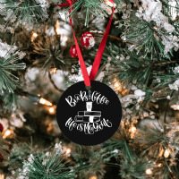 Books And Coffee Life Is Magical Ornament | Artistshot