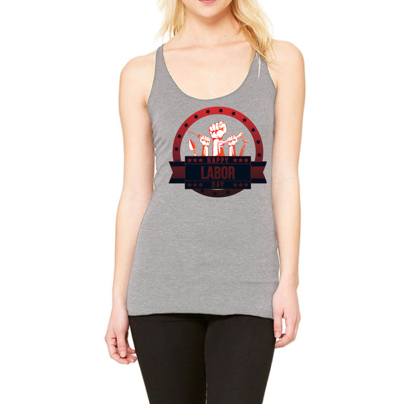 Labor Day Attire: Stand Out In Style Racerback Tank by Jhanafi | Artistshot