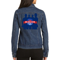 Labor Day Exclusive Apparel: Shop Now! Ladies Denim Jacket | Artistshot