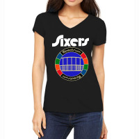 Sixers Spectrum Women's V-neck T-shirt | Artistshot